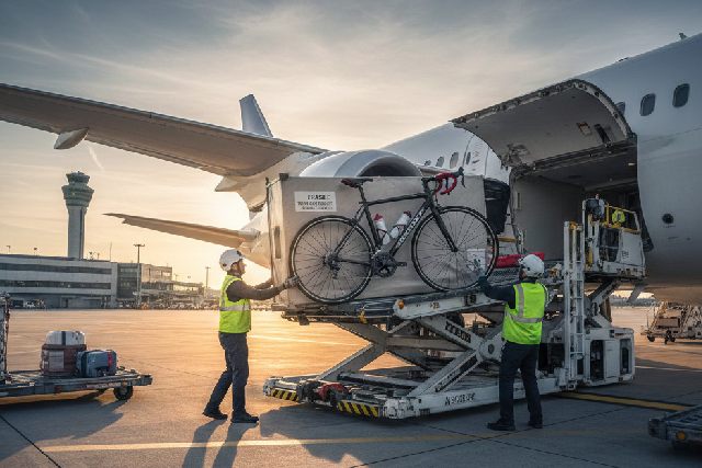 vélo en avion